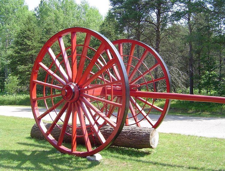 Michigan logging wheels