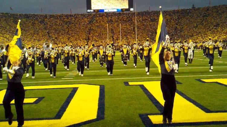 Michigan Marching Band Michigan Marching Band Intro for Notre Dame YouTube