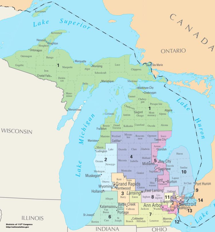 Michigan's congressional districts
