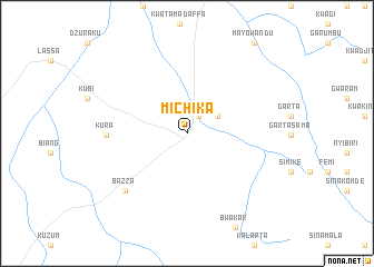 Michika Michika Nigeria map nonanet