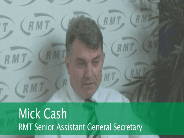 Mick Cash RMTv Trade Unionists video channel