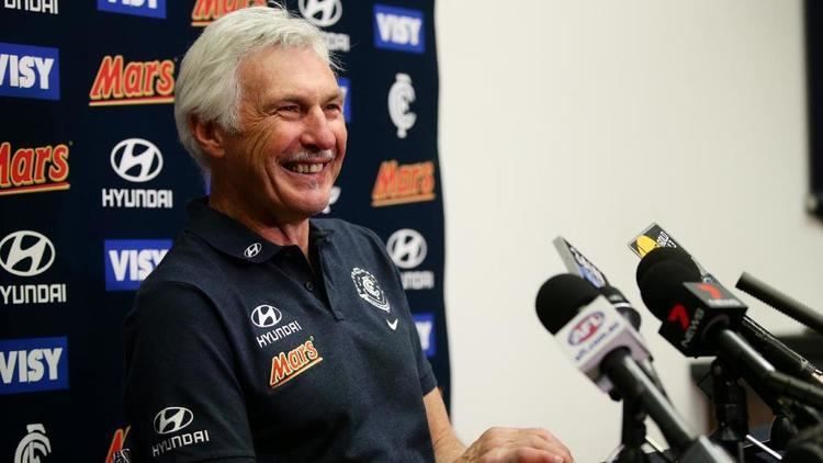 Mick Malthouse Mick Malthouse says its difficult to see Carlton losing in AFL