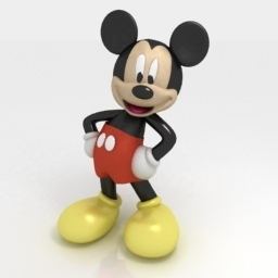 Mickey 3D 3D quotVariousquot Toys Mickey 3D model gsm3ds for interior