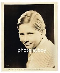 Mickey McBan SILENT CHILD ACTOR MICKEY McBAN PORTRAIT PART SOUND FILM FATHER AND