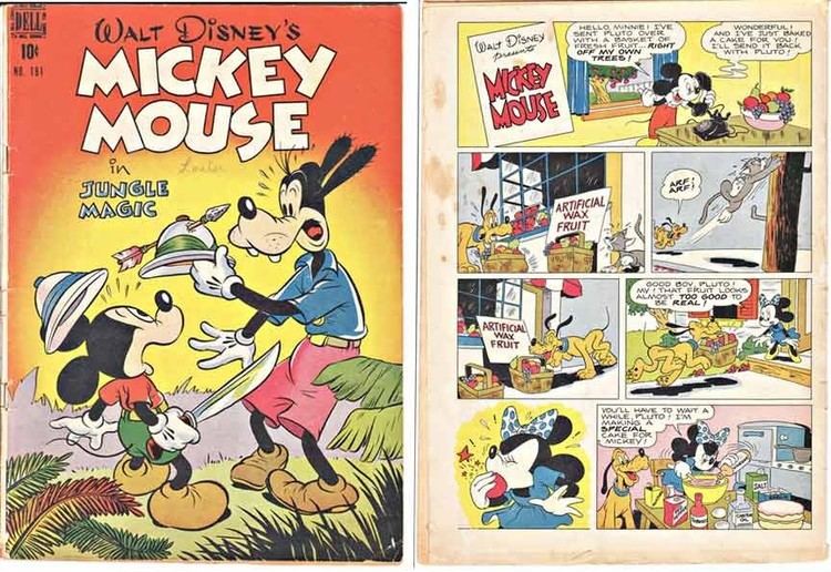 Mickey Mouse (comic book) Mickey Mouse Comics Four Color number 181 Comic