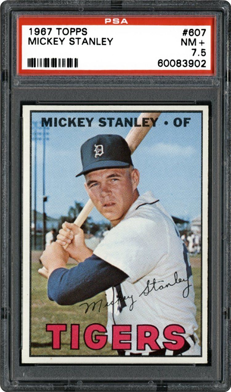 Mickey Stanley 1967 Topps Mickey Stanley PSA CardFacts