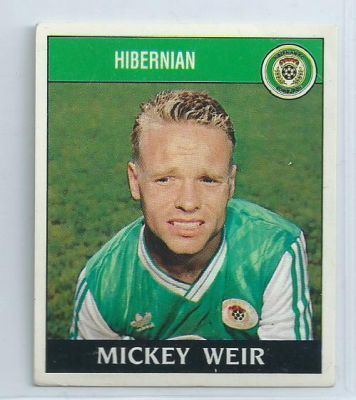 Mickey Weir HIBERNIAN Mickey Weir 423 PANINI Football 89 Collectable