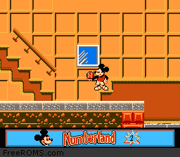 Mickey's Adventures in Numberland NES Nintendo for Mickey39s Adventures in Numberland ROM