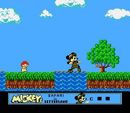 Mickey's Safari in Letterland Download Mickey39s Safari In Letterland NES My Abandonware