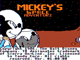 Mickey's Space Adventure Mickey39s Space Adventure
