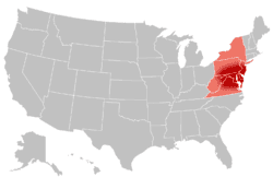 Mid-Atlantic states MidAtlantic states Wikipedia