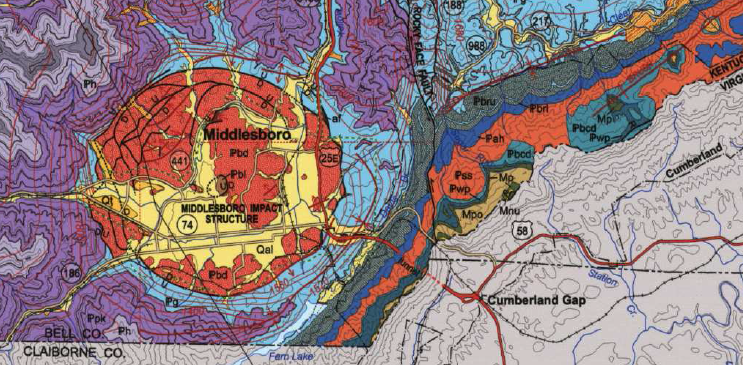 Middlesboro crater The Chesapeake Bay quotBolidequot That Shaped the Groundwater in