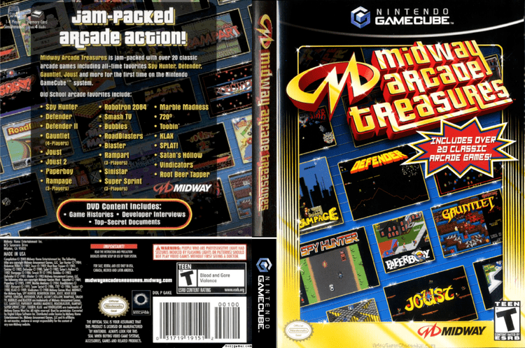 Midway Arcade Treasures GAKE5D Midway Arcade Treasures