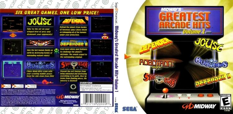 Midway's Greatest Arcade Hits Midway39s Greatest Arcade Hits Volume 1 USA ISO lt DC ISOs Emuparadise