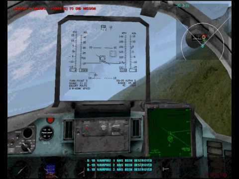 MiG-29 Fulcrum (1998 video game) MiG29 Fulcrum by Novalogic 1998 Flying a mission YouTube