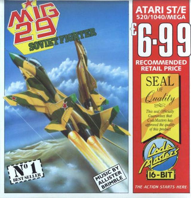 MiG-29: Soviet Fighter Atari ST MIG 29 Soviet Fighter scans dump download
