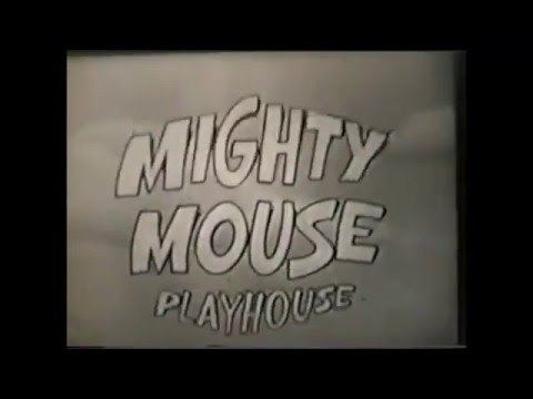 Mighty Mouse Playhouse Mighty Mouse Playhouse intro series 1 black amp white 1955