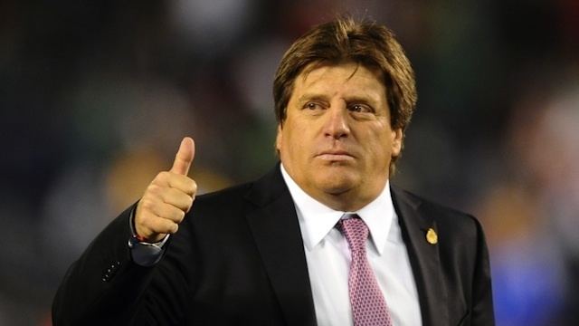 Miguel Herrera Coach of Mexican soccer team accused of punching