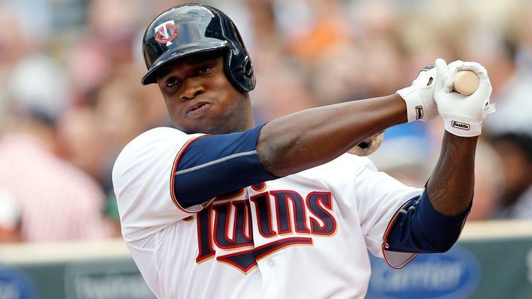 Miguel Sano Minnesota Twins rookie Miguel Sano hits first home run