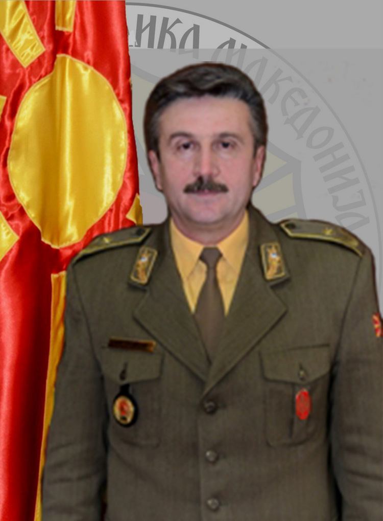 Mihailo Apostolski Director of the General Staff of the Army of Republic of Macedonia