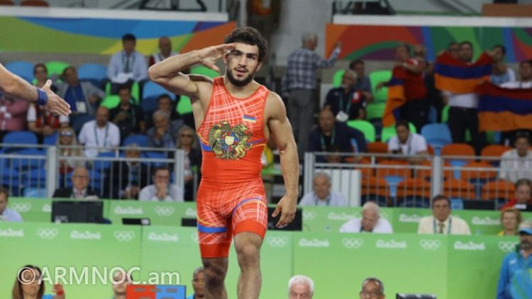 Mihran Harutyunyan Armenian wrestler Mihran Harutyunyan triumphed over Azerbaijani