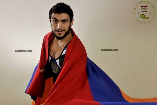 Mihran Harutyunyan Rio 2016 Armenian wrestler Mihran Harutyunyan defeats Azerbaijani