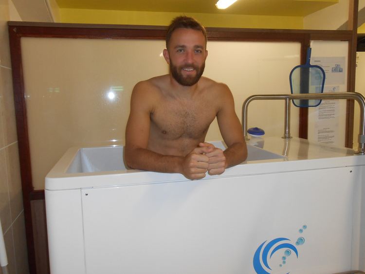 Mijat Marić Mijat Maric in the CryoSpa ice bath at Sporting Lokeren Flickr