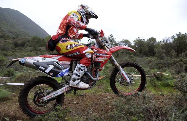 Mika Ahola Mika Ahola amp Oscar Balletti on Honda CRF450R for WEC Round