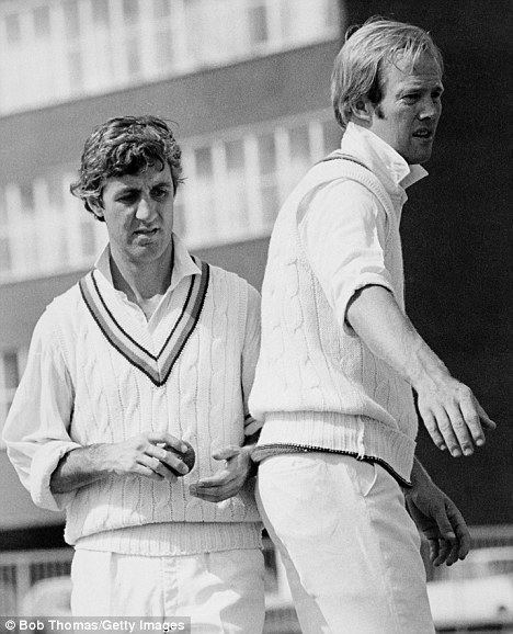 Mike Brearley (Cricketer) playing cricket