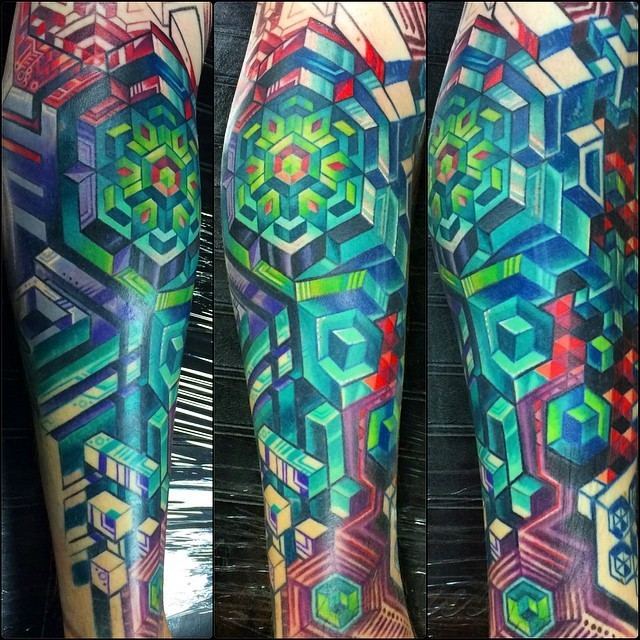 Mike Cole Futurism in the tattoo by Mike Cole Inkppl Tattoo Magazine