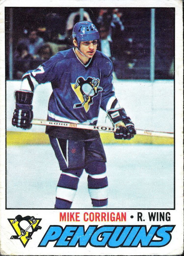 Mike Corrigan Mike Corrigan Players cards since 1976 1978 penguinshockey