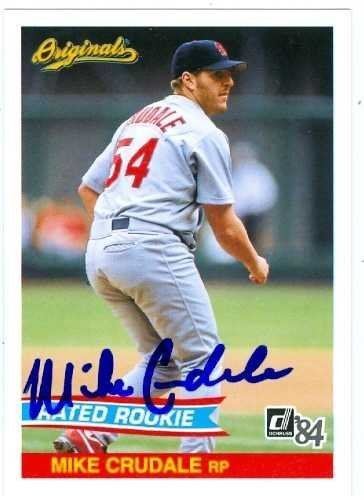 Mike Crudale Mike Crudale autographed Baseball Card St Louis Cardinals Donruss