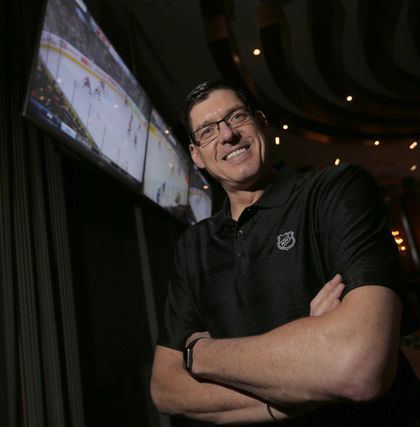Mike Cvik Longtime NHL linesman Mike Cvik calls it a career Flames Sports