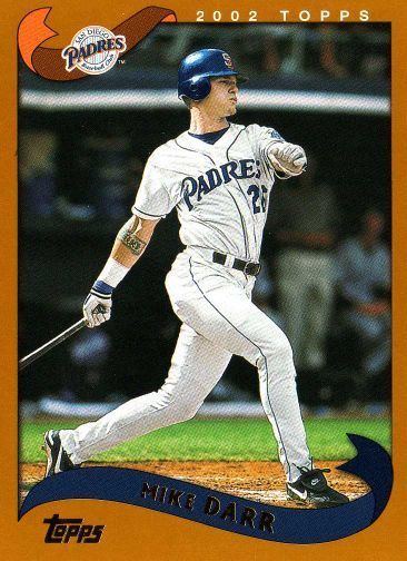 Mike Darr SAN DIEGO PADRES Mike Darr 549 TOPPS 2002 Baseball MLB