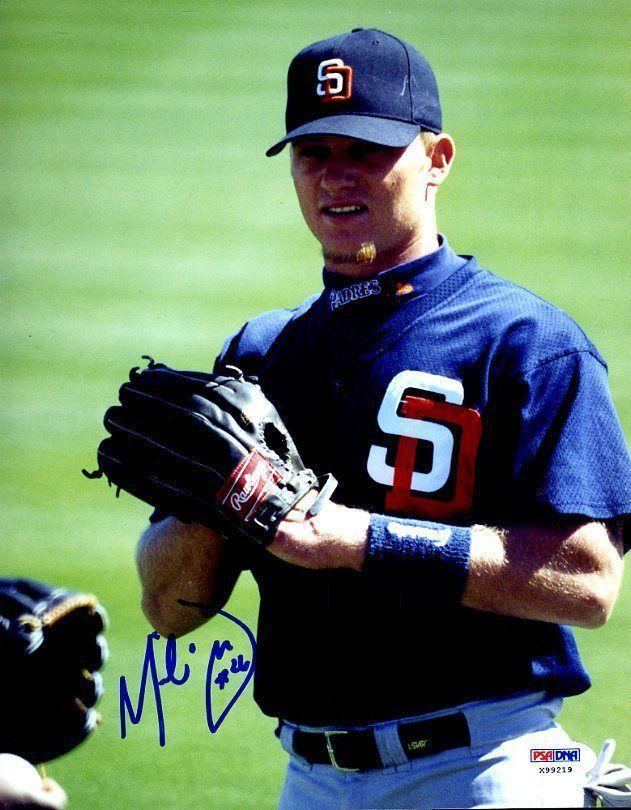 Mike Darr Autographed Mike Darr Photograph Padres Psa dna 8x10