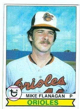 Mike Flanagan (baseball) Mike Flanagan baseball card Baltimore Orioles 1979 Topps 160 at