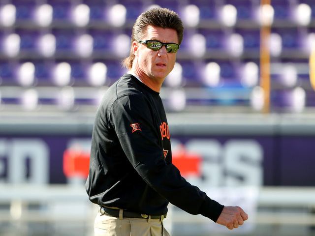 Mike Gundy Mike Gundy Mullet Photos of OSU Cowboys coachs hair during the