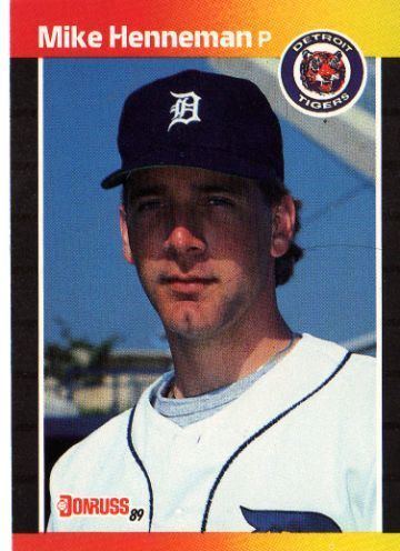 Mike Henneman DETROIT TIGERS Mike Henneman 327 DONRUSS 1989 MLB