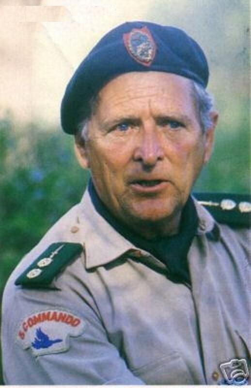 Mike Hoare Col Mad Mike Hoare and 5 Commando Wild Geese Great Britain