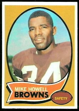 Mike Howell wwwfootballcardgallerycom1970Topps91MikeHow