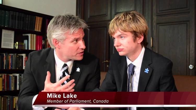 Mike Lake (politician) Canadian Member of Parliament Mike Lake and son Jaden talk about