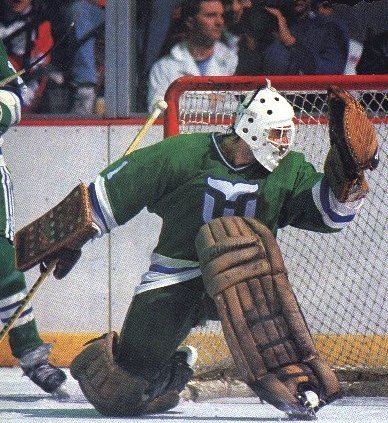 Mike Liut Hartford Whalers goaltending history Mike Liut