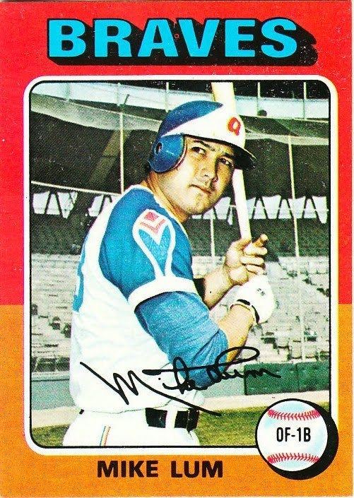 Mike Lum 1975 Topps it39s far out man 154 Mike Lum