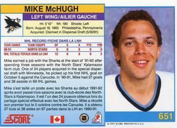 Mike McHugh Mike McHugh Gallery 199192 The Trading Card Database