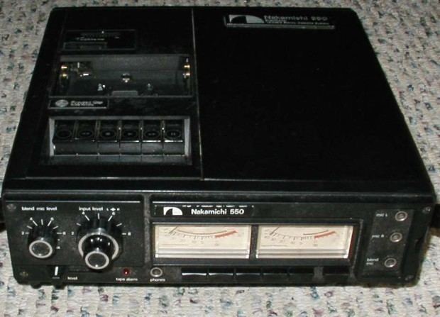 The Nakamichi 550 portable cassette deck