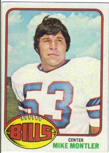 Mike Montler BUFFALO BILLS Mike Montler 142 TOPPS 1976 NFL American Football