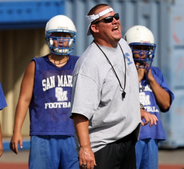 Mike Mooney (American football) BREAKING NEWS San Marino football coach Mike Mooney placed on leave