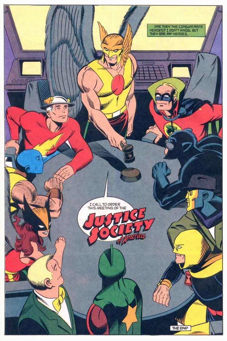 Mike Parobeck NOT BLOG X JUSTICE SOCIETY OF AMERICA 10 May 1993