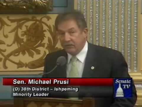 Mike Prusi Senate Democratic Leader Mike Prusi on Income Tax Vote YouTube