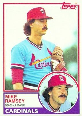 Mike Ramsey (infielder) 1983 Topps Blog 128 Mike Ramsey St Louis Cardinals